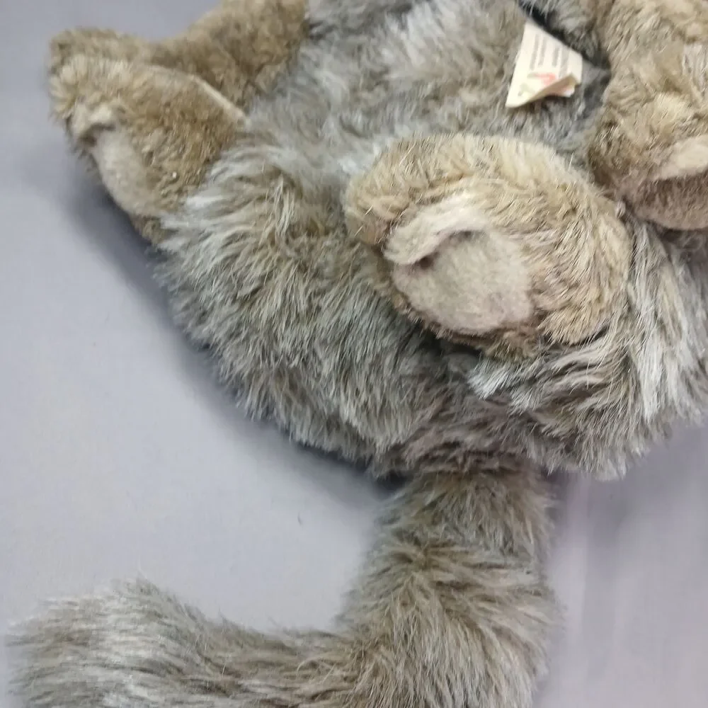Folkmanis Coyote Hand Puppet Plush Preowned 11FM010 Puppy Size 16